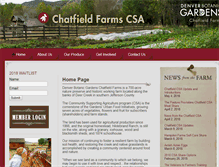 Tablet Screenshot of chatfieldcsa.org